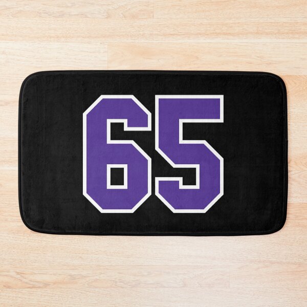 Item preview, Sixty-Five Purple Jersey Number Sports 65 designed and sold by HelloFromAja.