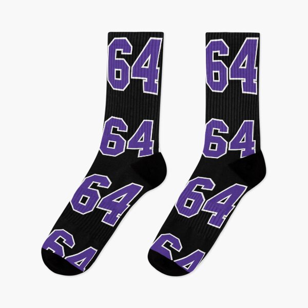 Item preview, Sixty-Four Purple Jersey Number Sports 64 designed and sold by HelloFromAja.