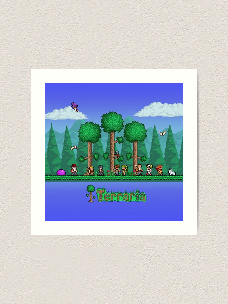 Terraria - Indie Game Art Board Print for Sale by Gnextdoor22