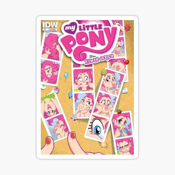 Human Pinkie Pie Cover Sticker