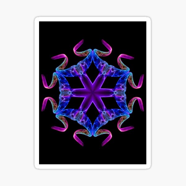 Into Purple Light Sticker