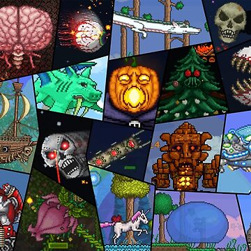 Terraria - Indie Game Art Board Print for Sale by Gnextdoor22