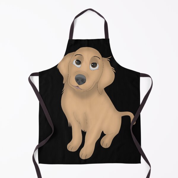 Item preview, brown cute dog cartoon designed and sold by Ryzdesain.