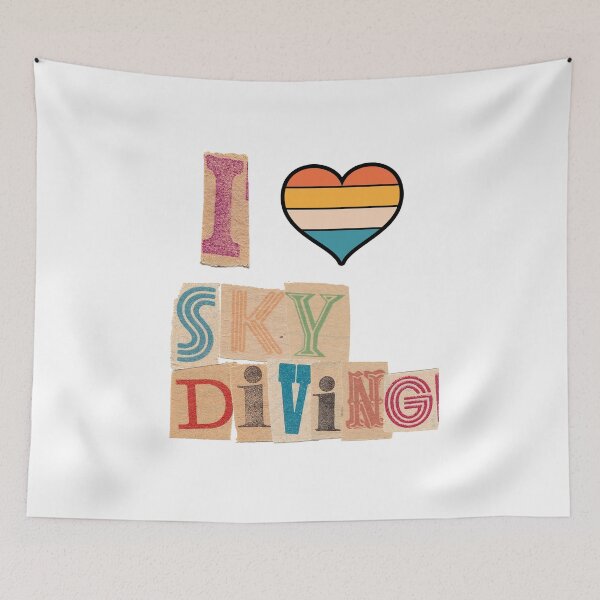 Item preview, Vintage I LOVE SKYDIVING designed and sold by ashburylee.