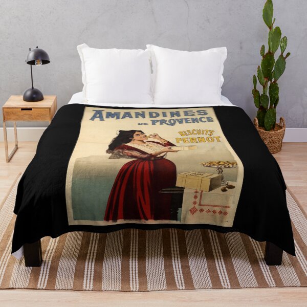 Item preview, retro amandines de provence biscuits pernot vintage reclame designed and sold by CorasPosters.