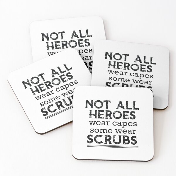 Item preview, Not all heroes wear cape, some wear scrubs designed and sold by AnisosPteron.