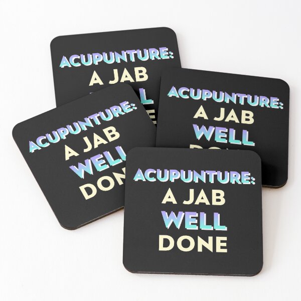 Item preview, Funny Pun -  Acupunture: A Jab Well Done designed and sold by greenchimp.