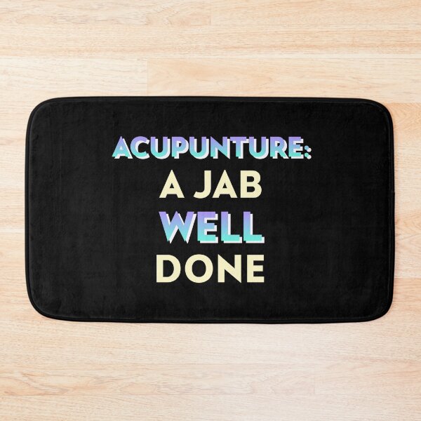 Item preview, Funny Pun -  Acupunture: A Jab Well Done designed and sold by greenchimp.