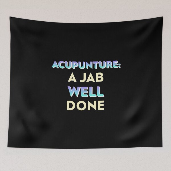 Item preview, Funny Pun -  Acupunture: A Jab Well Done designed and sold by greenchimp.