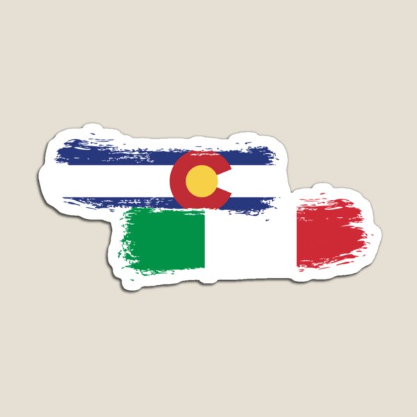Colorado Italian Pride Paint Magnet