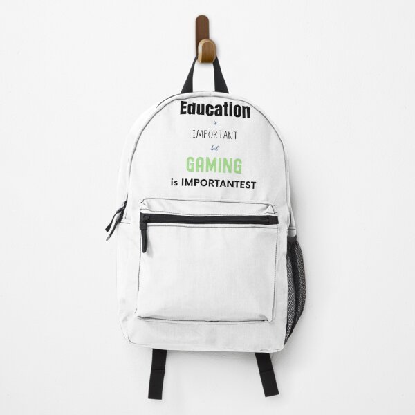 Item preview, education is important but gaming is importantest designed and sold by FourNuns.
