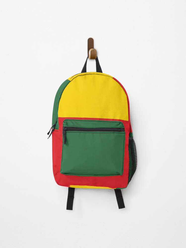 Thumbnail 1 of 3, Backpack, Rastafarian Flag designed and sold by RastaMerch.