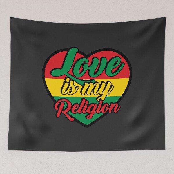 Item preview, Love is my religion designed and sold by RastaMerch.