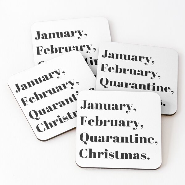 Item preview, January February Quarantine Christmas designed and sold by The Little Wood Cottage.