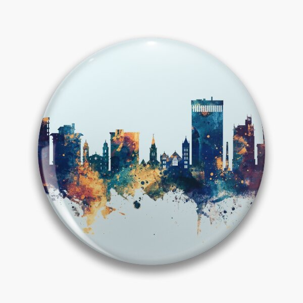 Artikelvorschau, Asheville North Carolina Skyline entworfen und verkauft von ArtPrints.