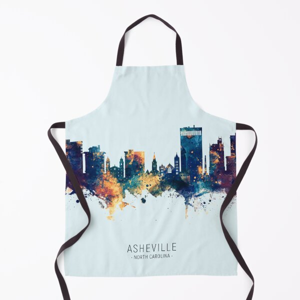 Item preview, Asheville North Carolina Skyline designed and sold by ArtPrints.