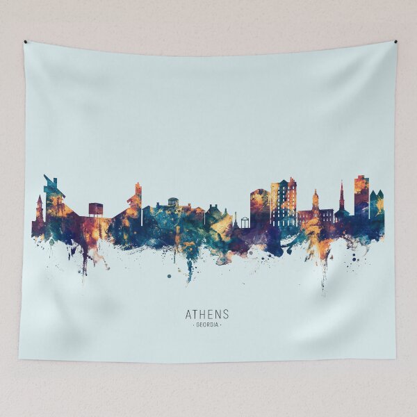 Item preview, Athens Georgia Skyline designed and sold by ArtPrints.