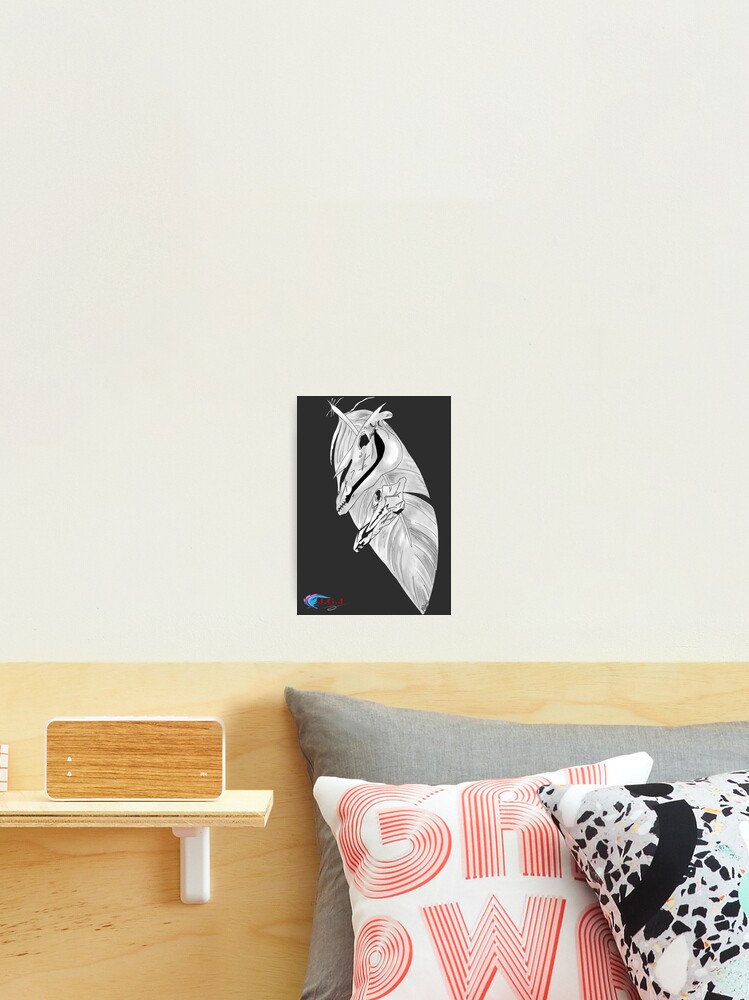 Horse Skulls On Feather Aboriginal Art By Jacklyn G Jones Photographic Print By Jgjpublishing Redbubble