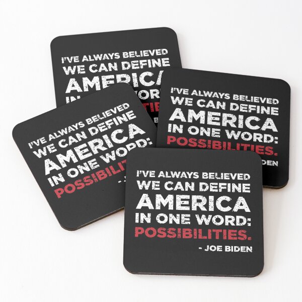 Item preview, Possibilities Quote- Joe Biden Victory Speech (Distressed Effect)  designed and sold by HeraAndKosmos.