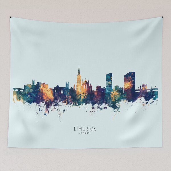 Item preview, Limerick Ireland Skyline designed and sold by ArtPrints.