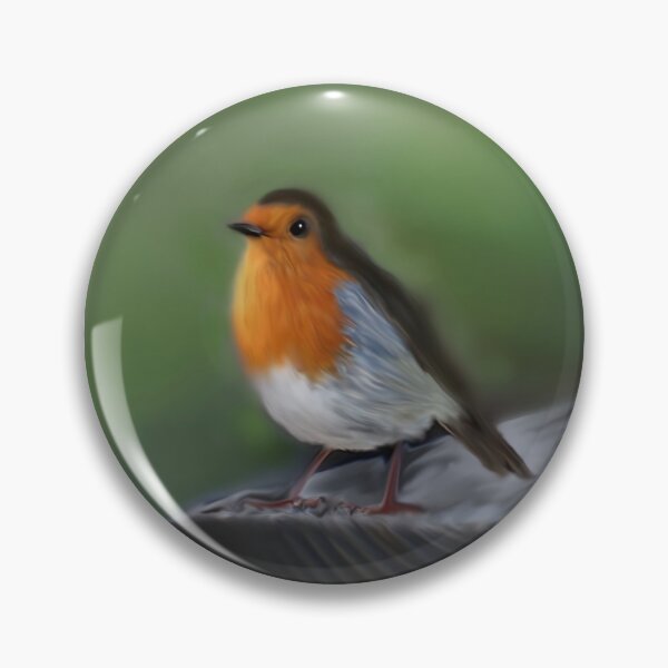Item preview, Robin - UK Birds Digital Drawing Art  designed and sold by Victoria Charvill.