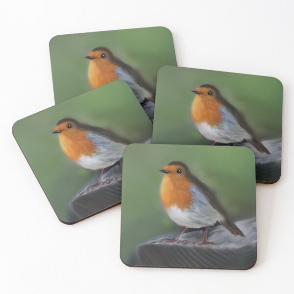 Item preview, Robin - UK Birds Digital Drawing Art  designed and sold by Victoria Charvill.
