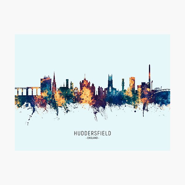 Item preview, Huddersfield England Skyline designed and sold by ArtPrints.