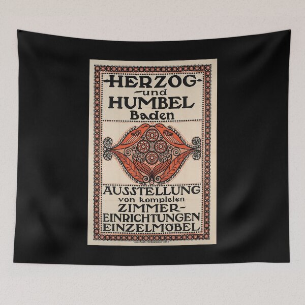 Item preview, retro herzog humbel baden austellung vintage reclame designed and sold by CorasPosters.
