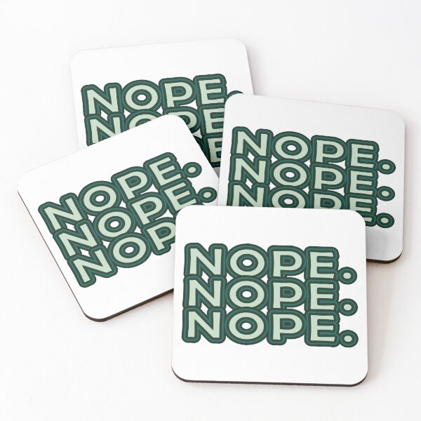 Item preview, "nope." Layered Design designed and sold by Paxton Pittendreigh.