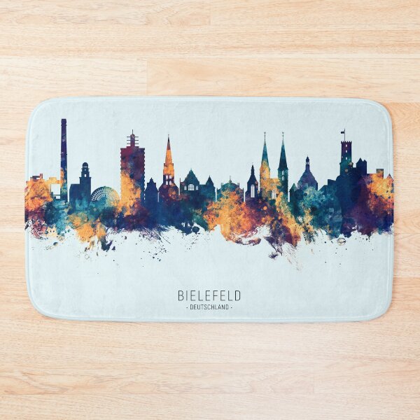 Item preview, Bielefeld Germany Skyline designed and sold by ArtPrints.