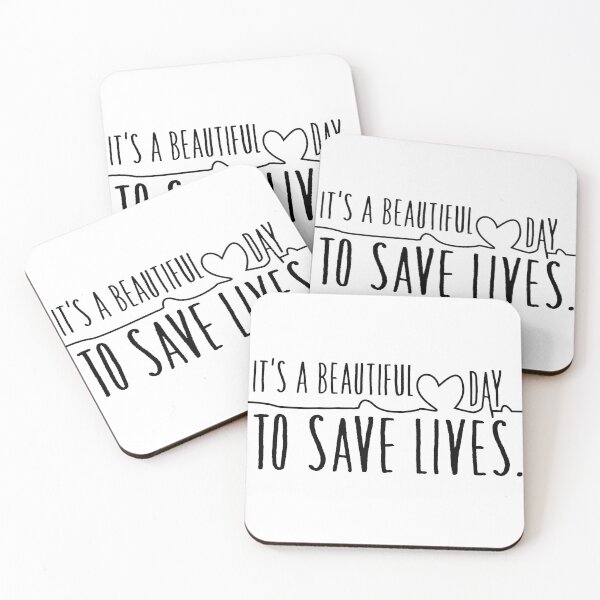 Item preview, It is a beautiful day to save lives designed and sold by abluebell.