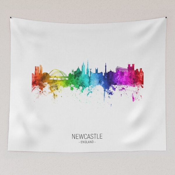 Artikelvorschau, Newcastle England Skyline entworfen und verkauft von ArtPrints.