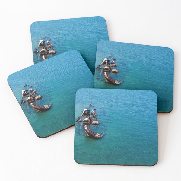 Item preview, The wreck of the Platypus at Teerk Roo Ra - Peel Island, Queensland, Australia designed and sold by Meg Forbes.