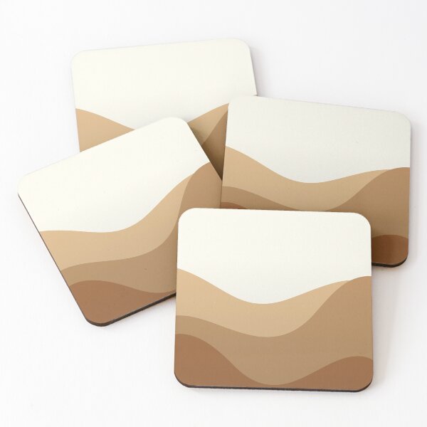 Item preview, Coffee Wave Abstract, Minimalist Art, Simple Pattern designed and sold by bluesky26.