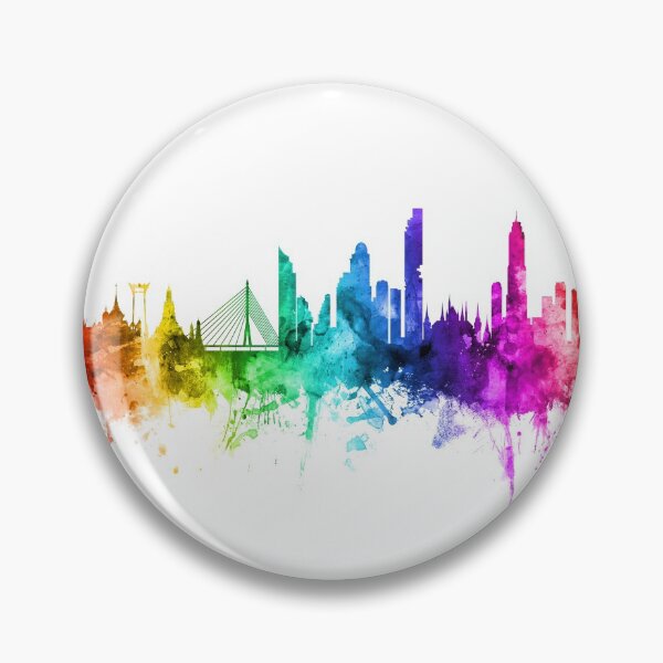 Item preview, Bangkok Thailand Skyline designed and sold by ArtPrints.