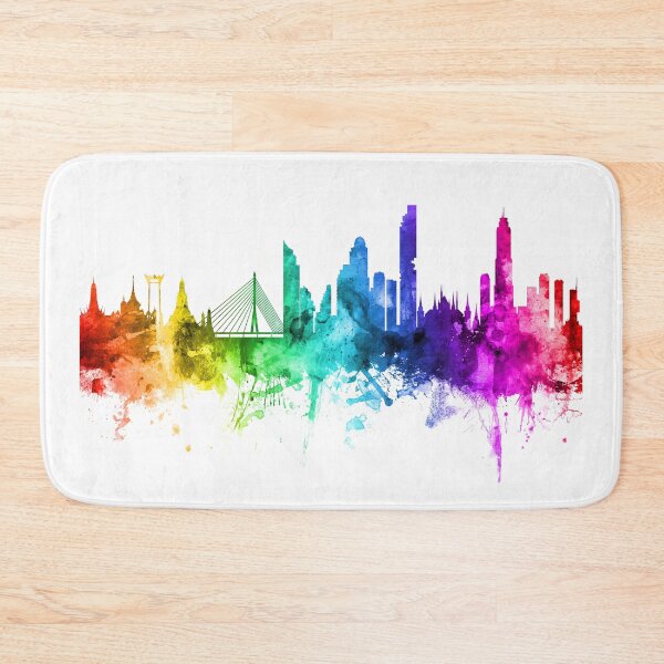 Item preview, Bangkok Thailand Skyline designed and sold by ArtPrints.
