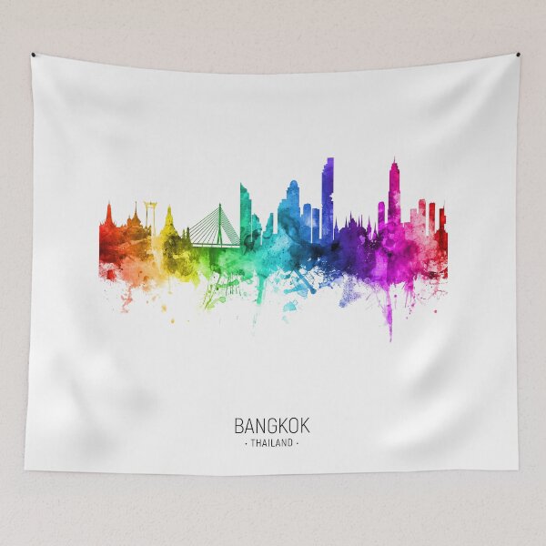 Artikelvorschau, Bangkok Thailand Skyline entworfen und verkauft von ArtPrints.