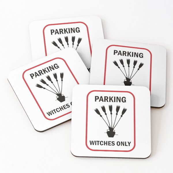 Item preview, Witches Parking designed and sold by Prints4Pagans.
