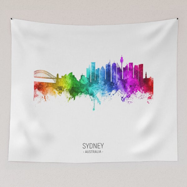 Item preview, Sydney Australia Skyline designed and sold by ArtPrints.
