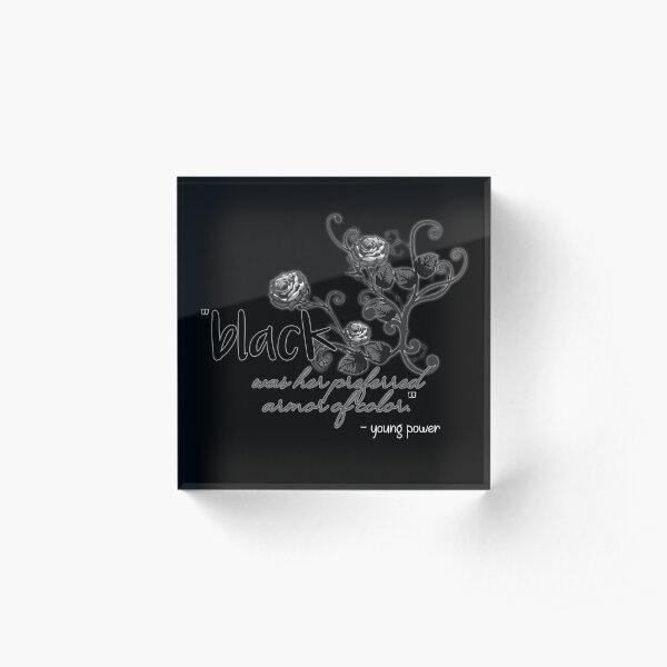 Black Armor Acrylic Block