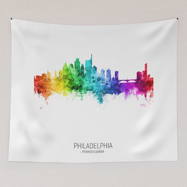 Item preview, Philadelphia Pennsylvania Skyline designed and sold by ArtPrints.