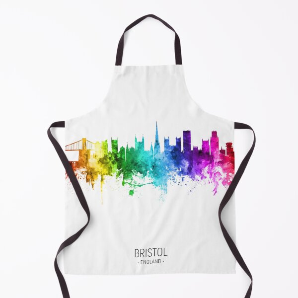 Aperçu de l'œuvre Bristol England Skyline créée et vendue par ArtPrints.