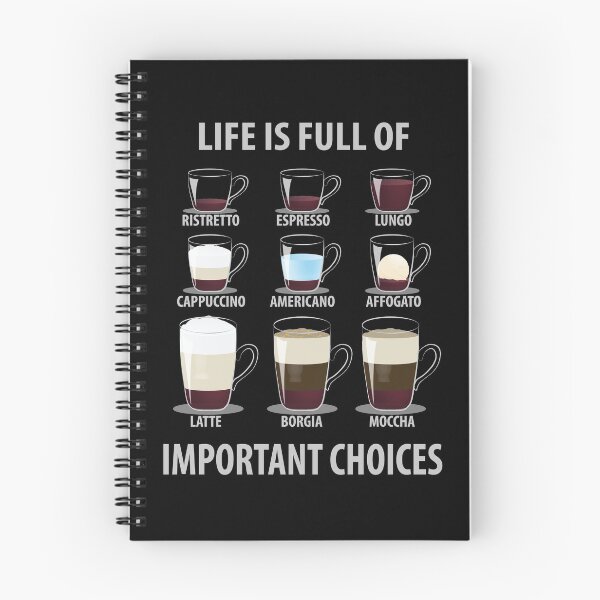 Item preview, Life is Full of Important Choices Coffee designed and sold by TheInkElephant.