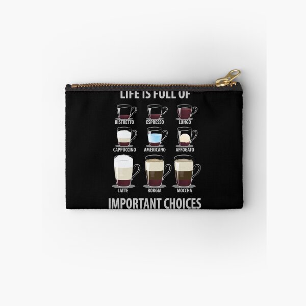 Item preview, Life is Full of Important Choices Coffee designed and sold by TheInkElephant.