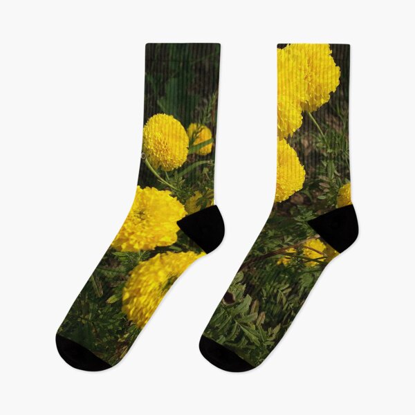 Item preview, Yellow Marigold Flowers designed and sold by PriyanDecor.