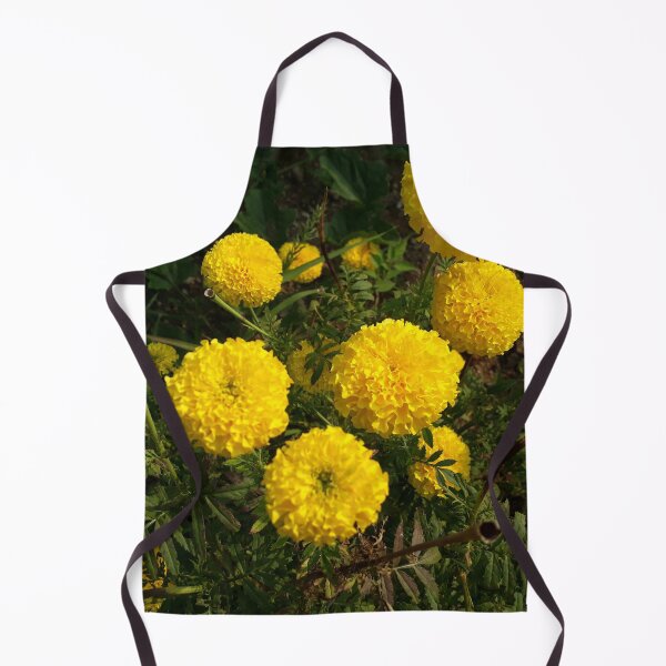 Item preview, Yellow Marigold Flowers designed and sold by PriyanDecor.