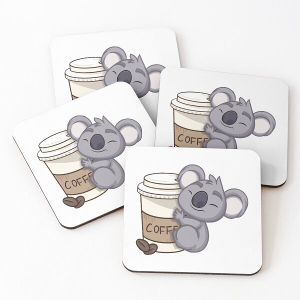 Item preview, funny koala coffee designed and sold by AdoteE.