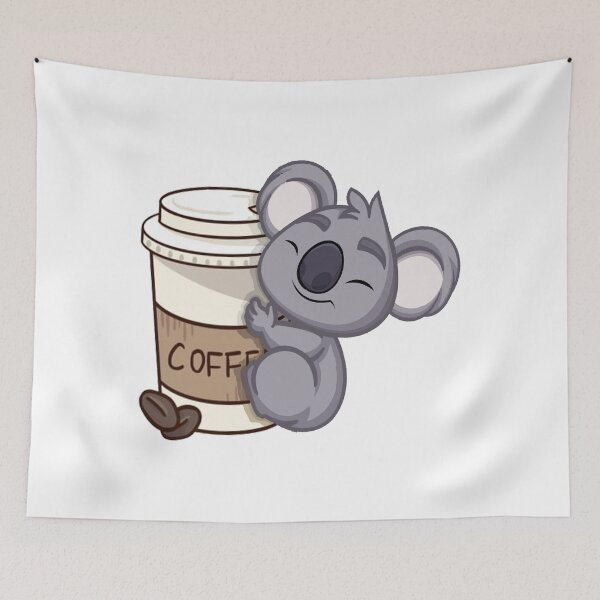 Item preview, funny koala coffee designed and sold by AdoteE.