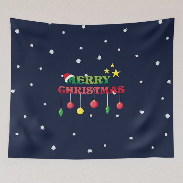 Item preview, MERRY CHRISTMAS * HAPPY CHRISTMAS designed and sold by MarlowLoom.
