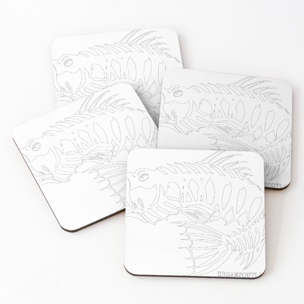Item preview, Fish Bones by urban2outland designed and sold by urban2outland.